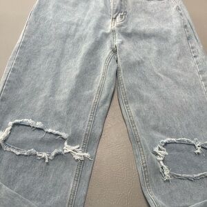 Shein High-Waisted Ripped Jeans